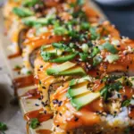 Salmon Sushi Bake