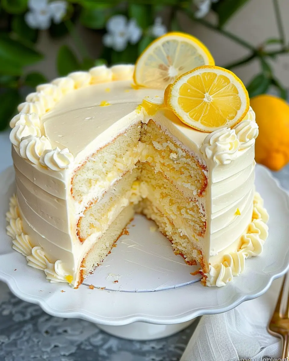 Lemon Cheesecake Cake: Easy Recipe for a Refreshing Dessert