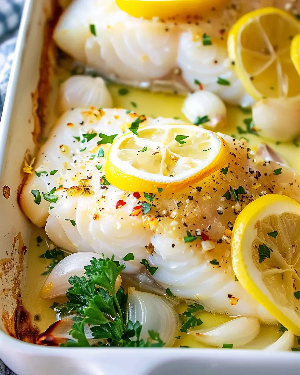 Baked Cod Recipe: Easy Lemon and Garlic Brilliance at Home