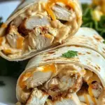 Quick Cheesy Chicken Wrap