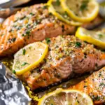 Sheet Pan Lemon Garlic Butter Salmon