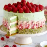 Pistachio Raspberry Cake