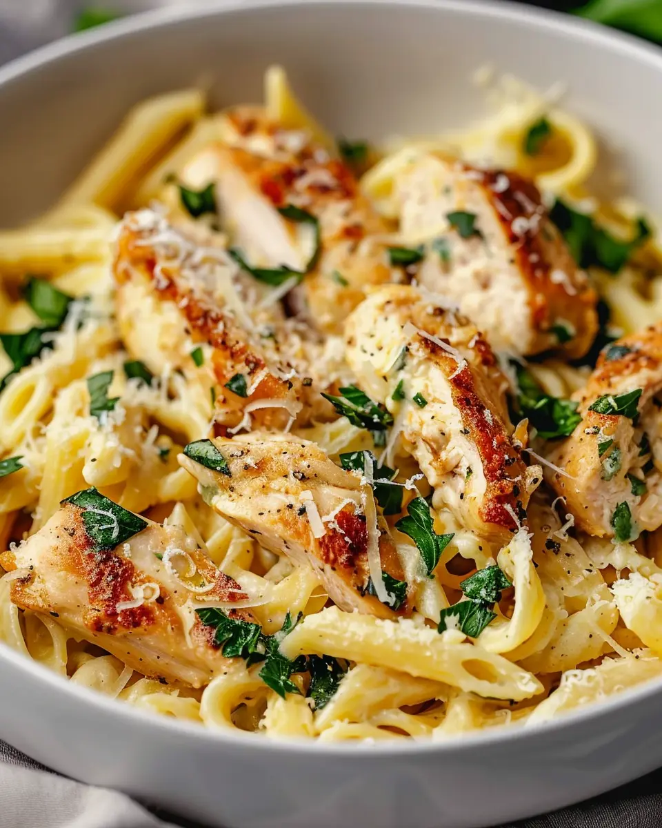 Healthy Garlic Parmesan Chicken Pasta: A Cozy, Guilt-Free Delight