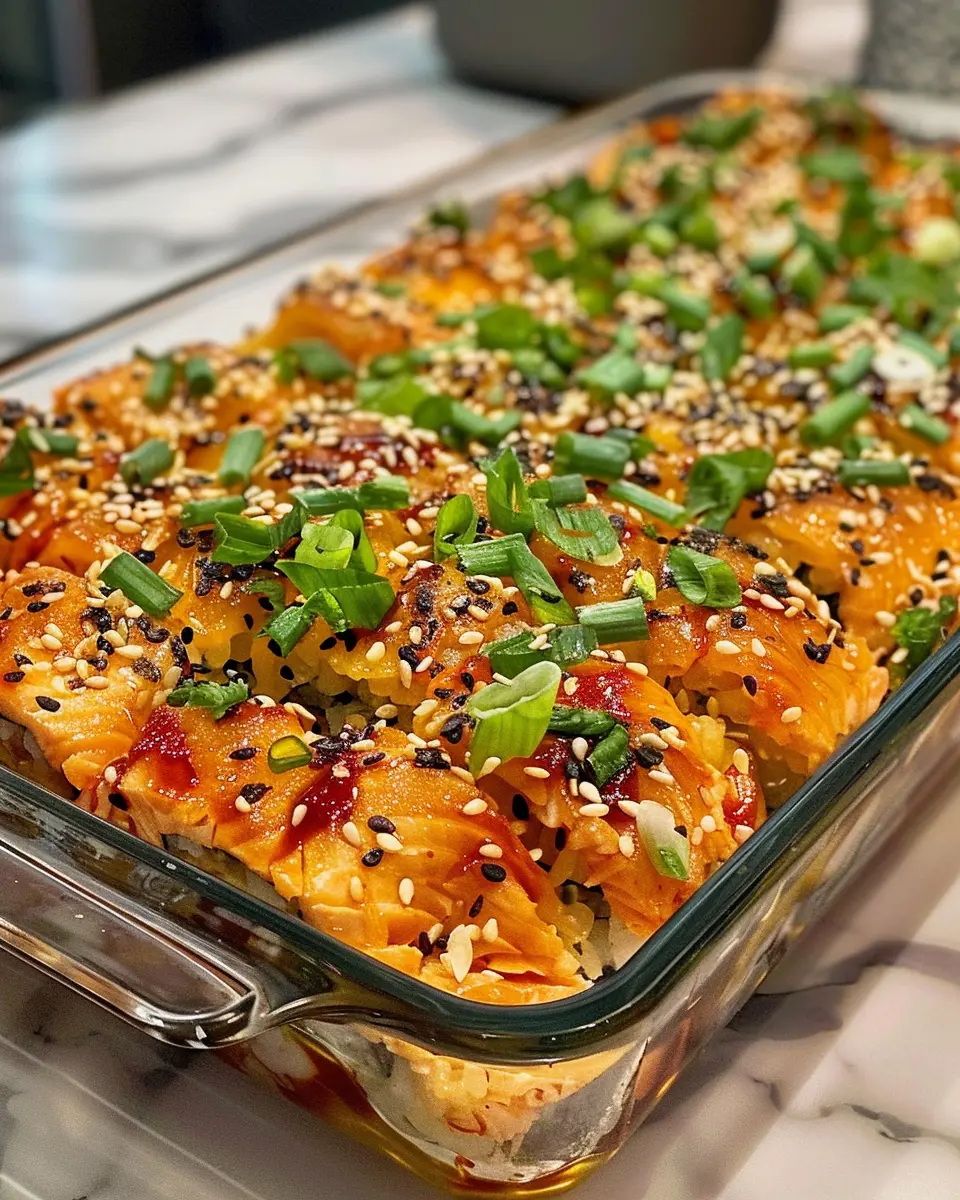 Salmon Sushi Bake: Easy Recipe for a Family-Favorite Dinner