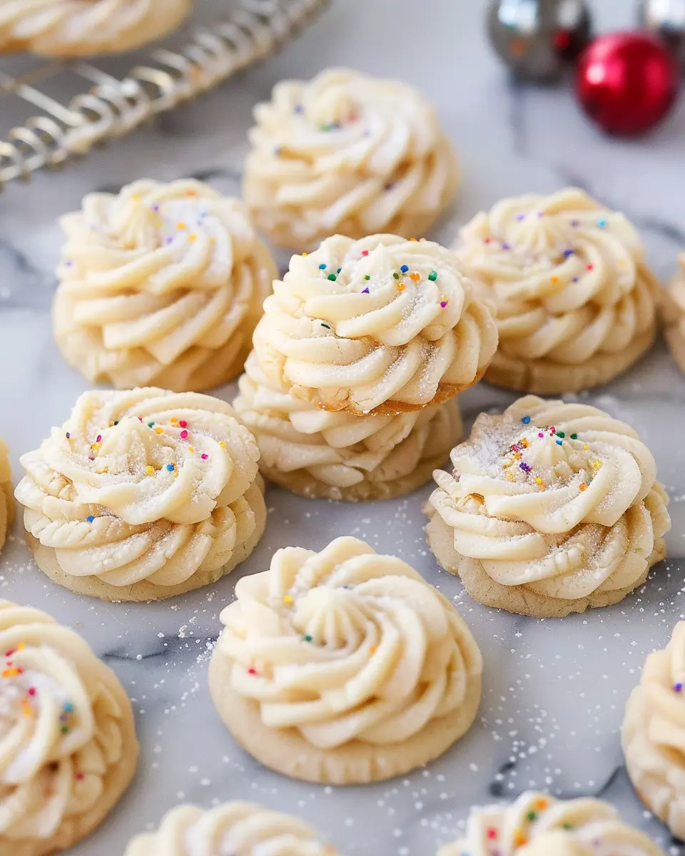 Whipped Shortbread Cookies: Easy, Irresistibly Buttery Delights
