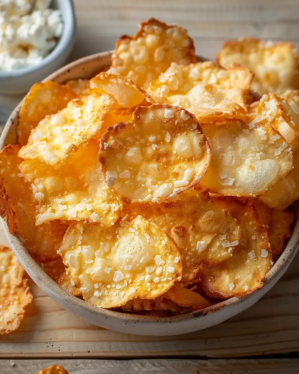 Cottage Cheese Chips Recipe: Easy Crunchy Snack with Turkey Bacon