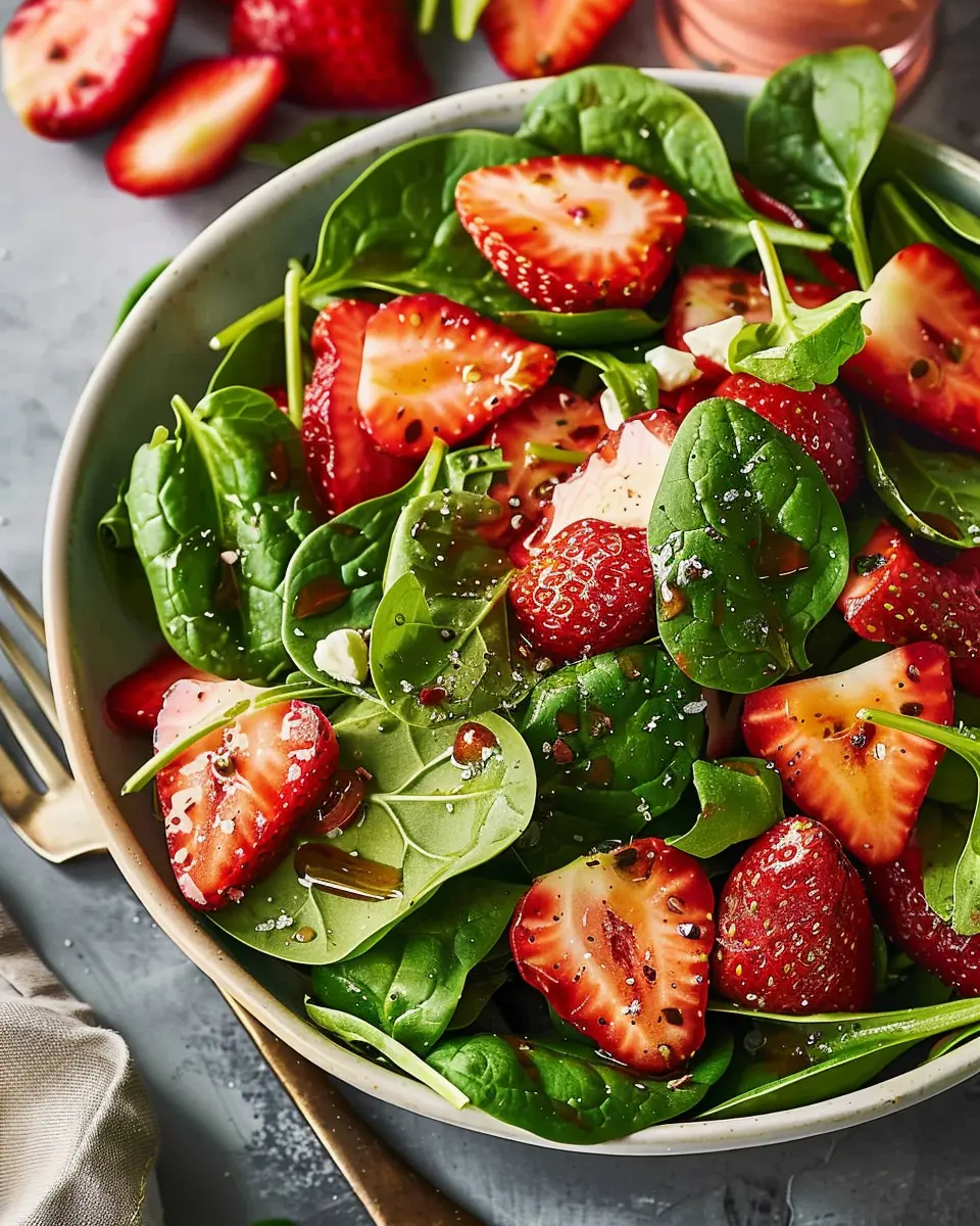 Spinach Strawberry Salad: Easy Turkey Bacon Twist for Freshness
