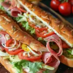 Italian Cold Cut Sub Sandwich