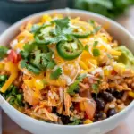 Slow Cooker Chicken Burrito Bowls