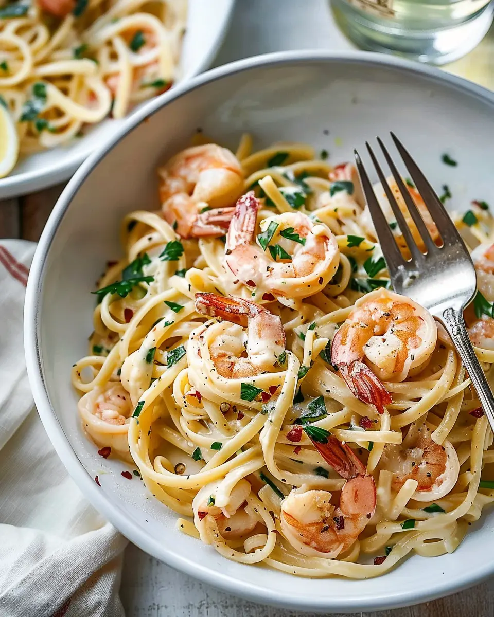 Creamy Tuscan Shrimp Linguine: Indulgent Flavor Without Wine
