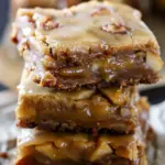 Maple Glazed Apple Blondies