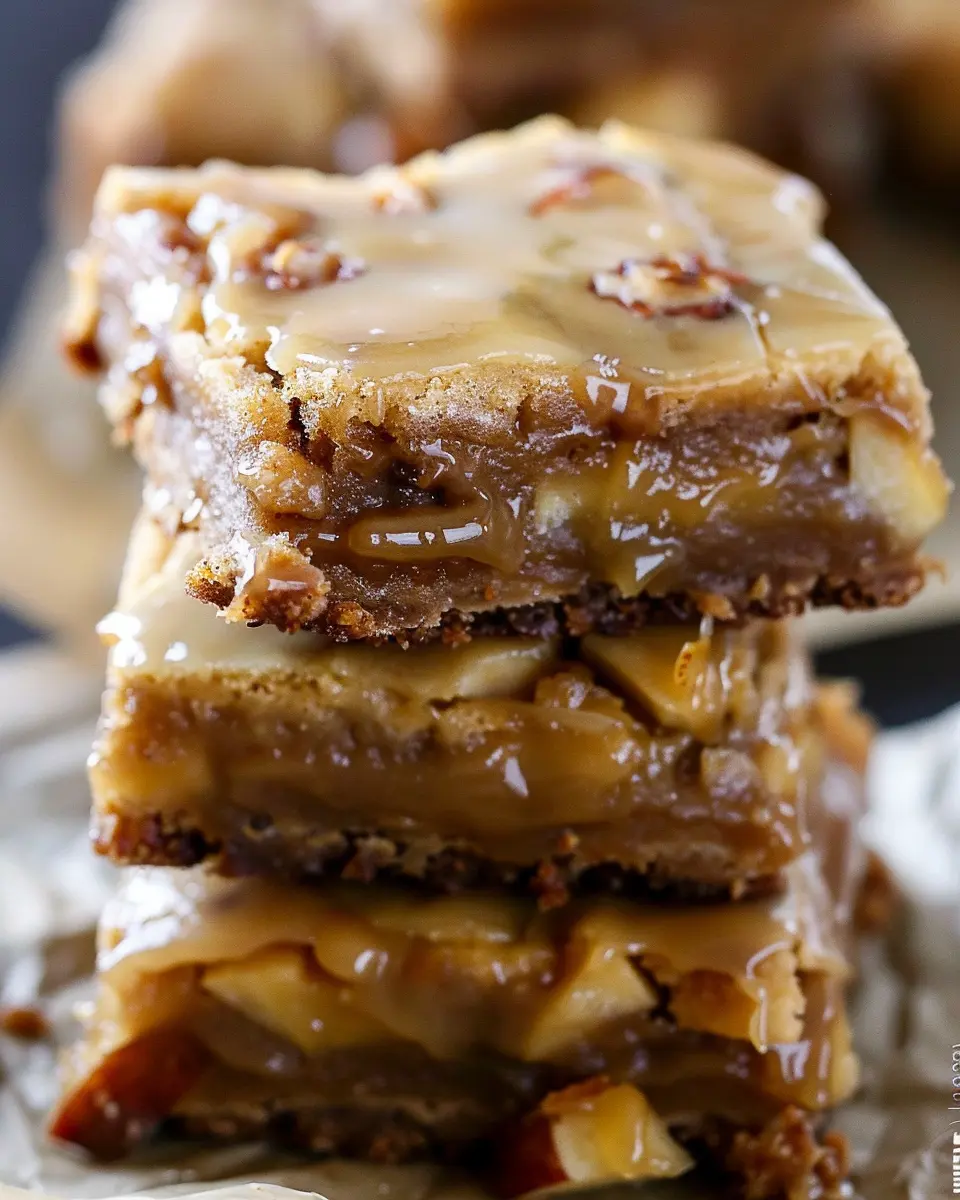 Maple Glazed Apple Blondies: The Best Cozy Dessert Recipe