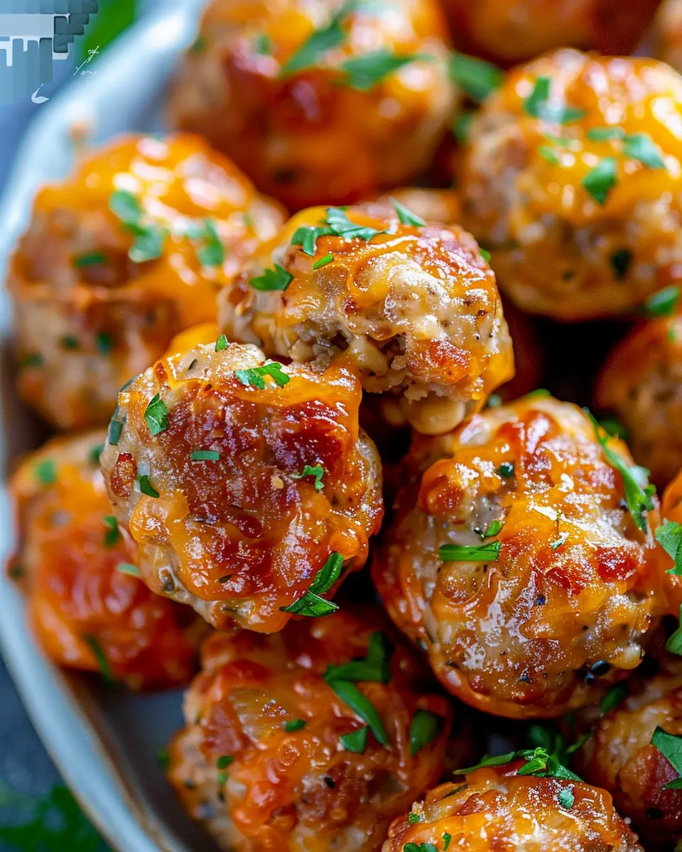 Cream Cheese Sausage Balls with Turkey Bacon: Easy and Delicious