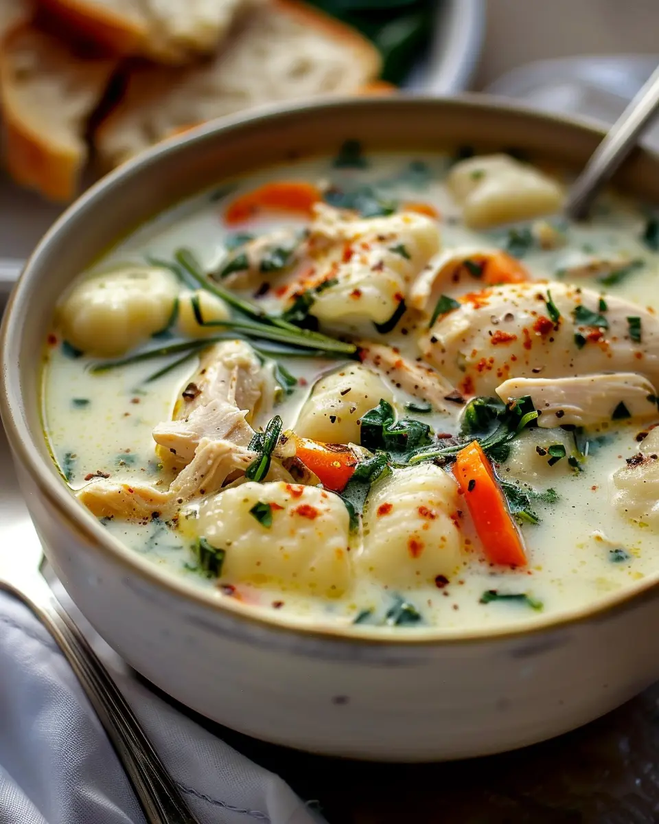 Olive Garden Chicken Gnocchi Soup Recipe: Cozy Comfort at Home