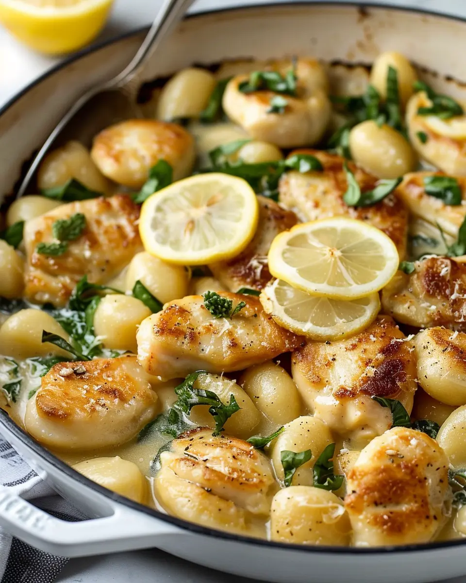 Lemon Chicken Gnocchi: A Bright and Easy Comfort Dish