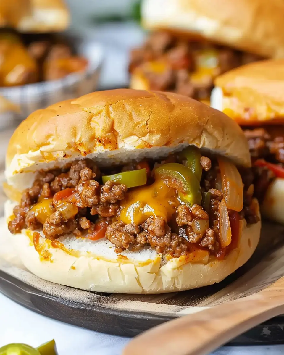 Philly Cheesesteak Sloppy Joes: Indulgent Comfort Food at Home