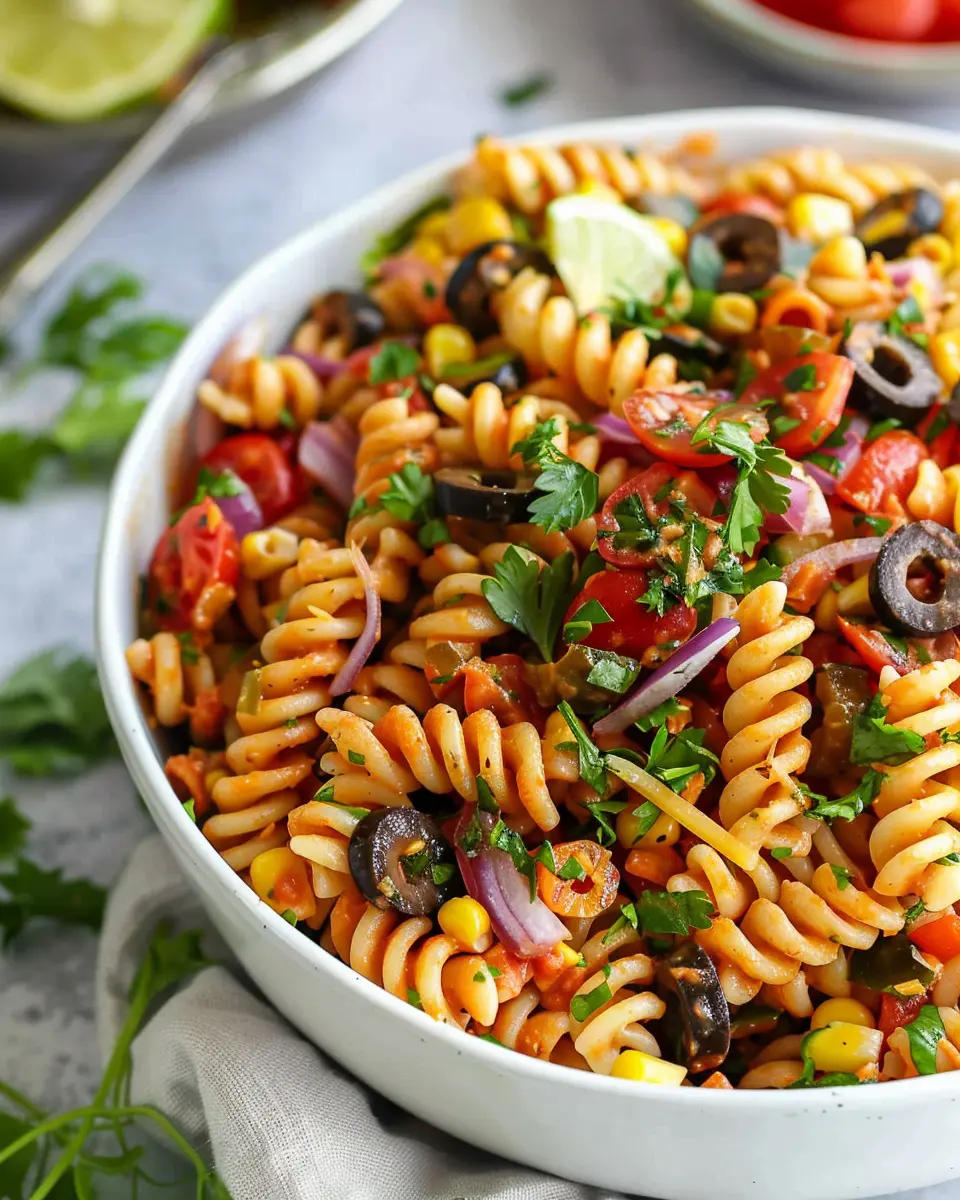Vegan Southwest Pasta Salad Recipe: Easy and Flavorful Delight