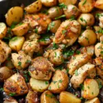 Garlic Butter Chicken and Potato Skillet