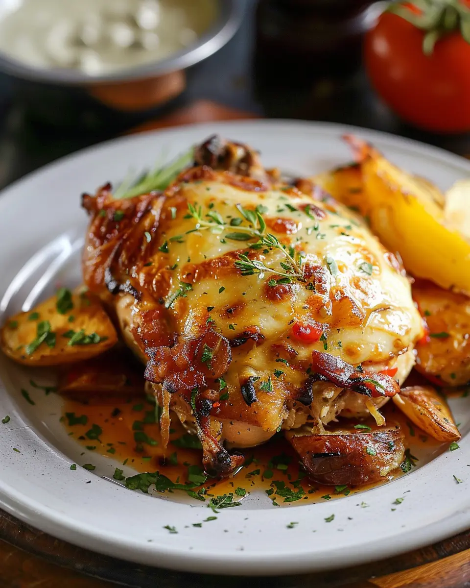 Alice Springs Chicken: Easy Recipe with Turkey Bacon and Chicken Ham