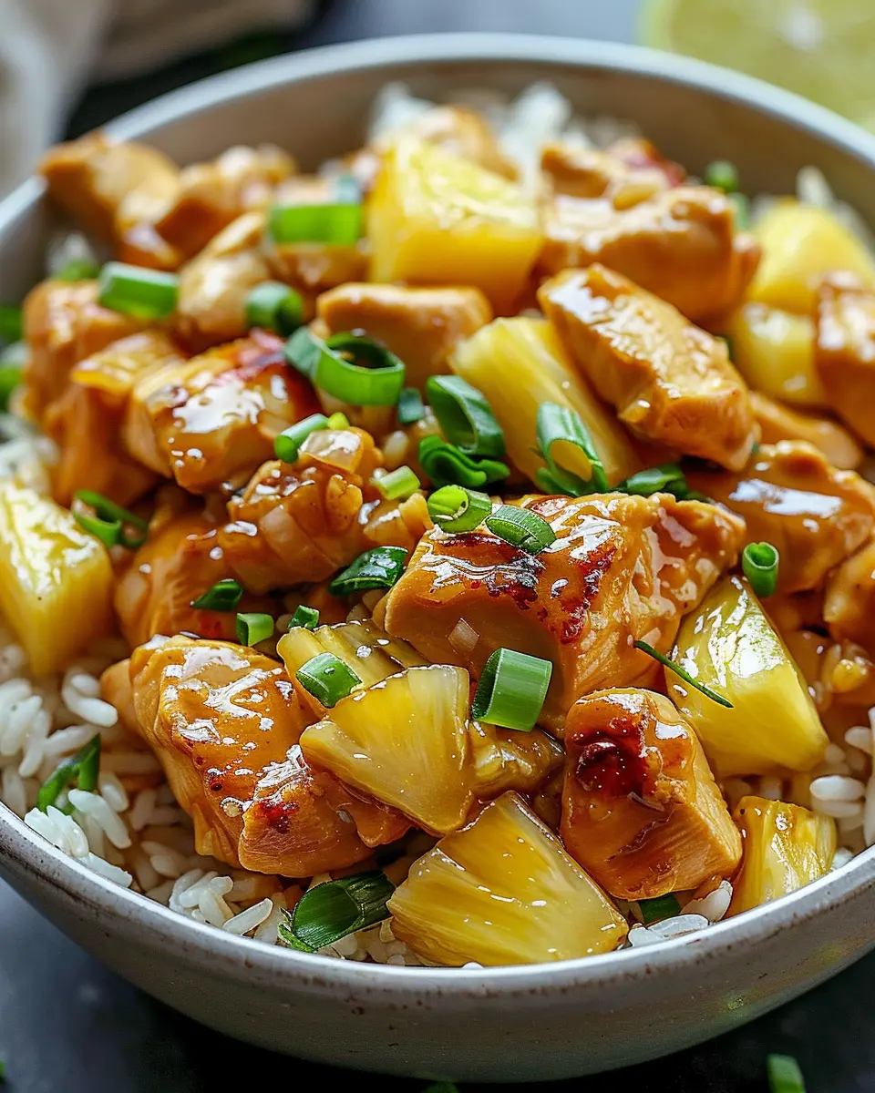 Pineapple Chicken and Rice: A Juicy, Easy Weeknight Delight