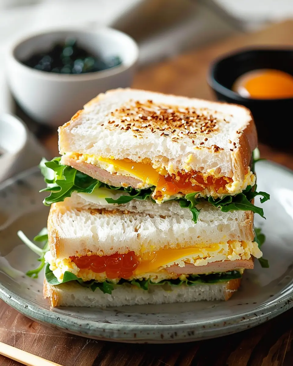 Japanese Egg Sandwich: The Best Easy Recipe with Turkey Bacon
