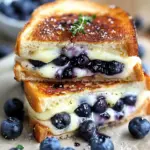 Crispy Blueberry Grilled Cheese