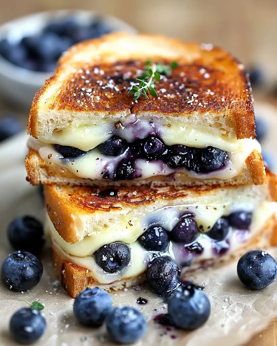 Crispy Blueberry Grilled Cheese: An Indulgent Twist on Comfort Food