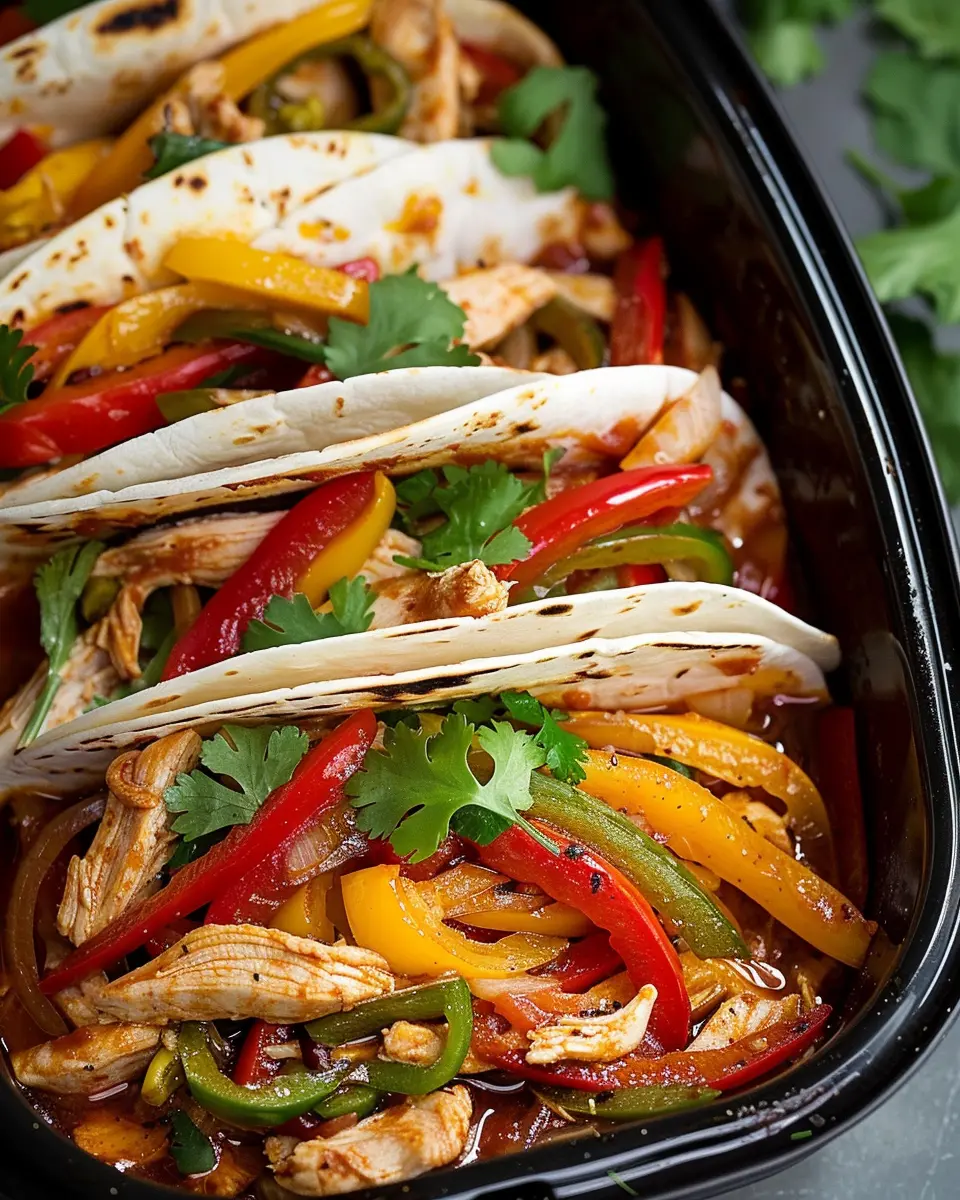 Slow Cooker Chicken Fajitas: Easy, Juicy Flavor in Every Bite