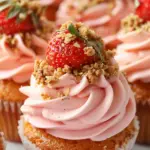 Strawberry Crunch Cupcakes