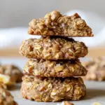 Healthy 3-Ingredient Banana Oatmeal Cookies