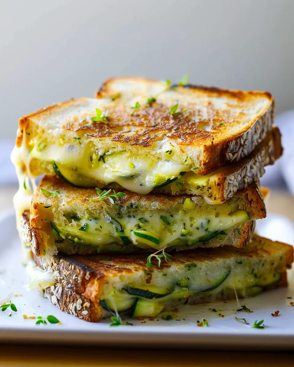 Zucchini Grilled Cheese: Indulgent Twist on a Classic Favorite