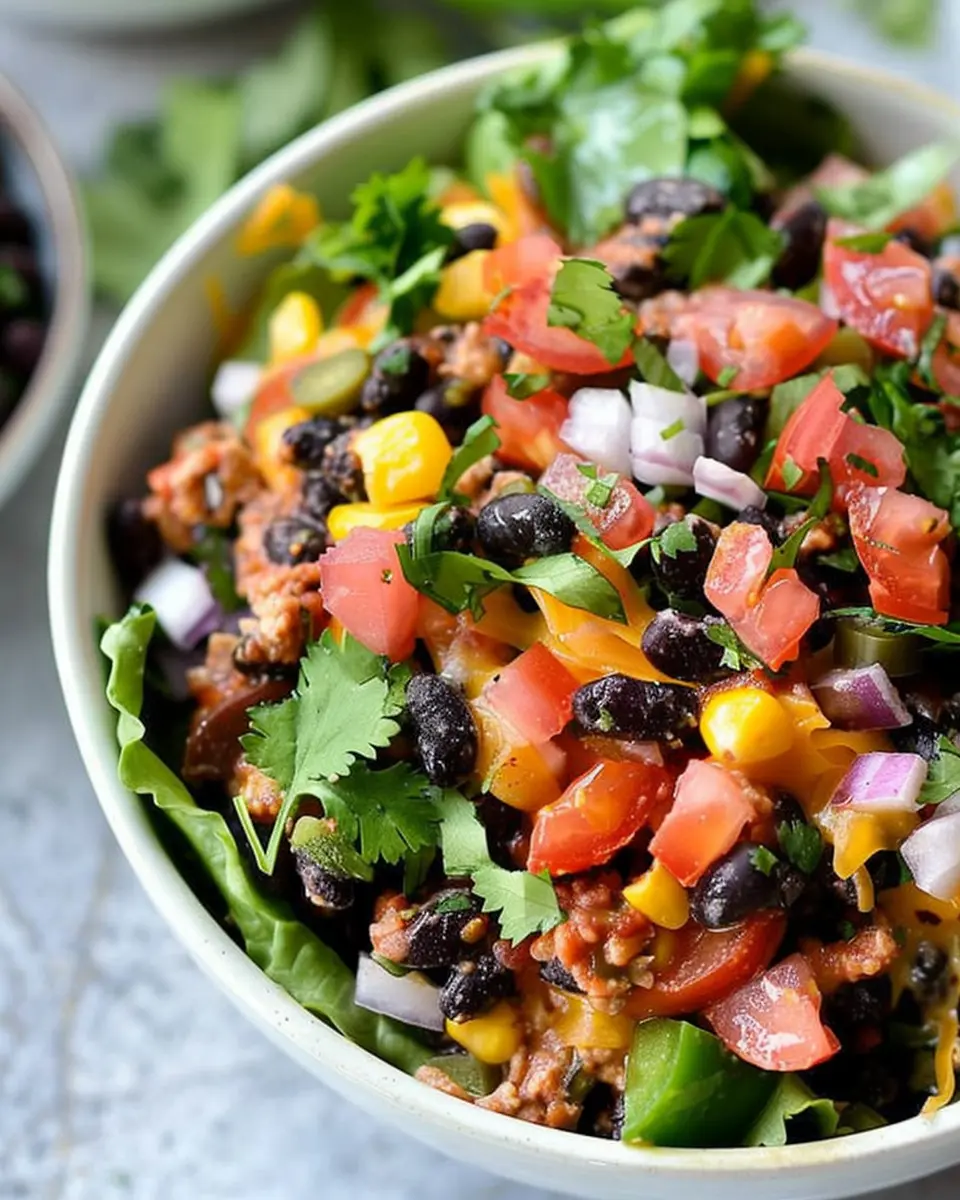 Black Bean Taco Salad: Easy Recipe for a Healthy Family Meal