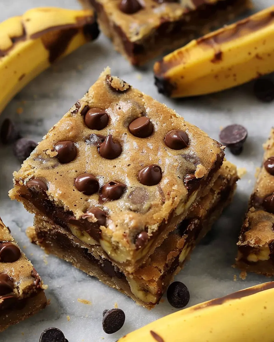 Banana Chocolate Chip Bars: Easy Indulgence for Homemade Bliss