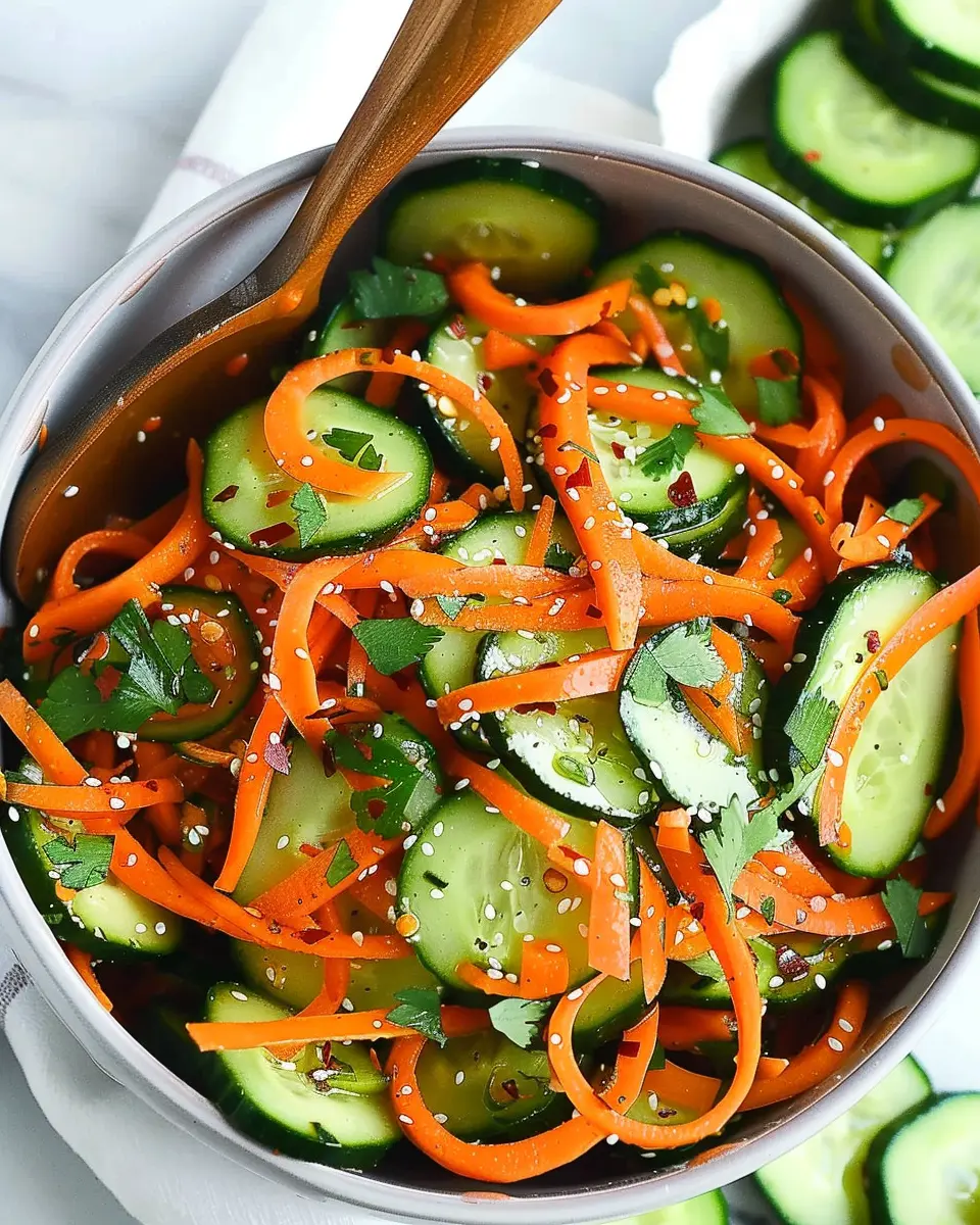 Cucumber and Carrot Salad: Refreshing &amp; Easy to Make at Home
