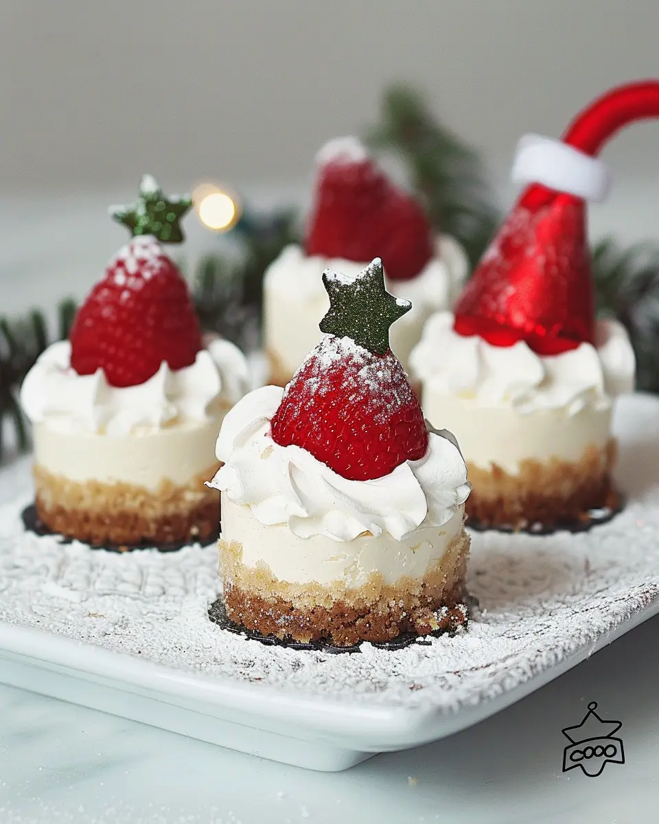 Santa Cheesecake Hats: Easy Holiday Treats Everyone Will Love