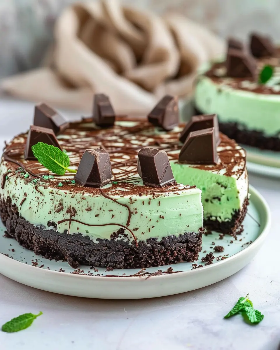 Mint Chocolate Cheesecake: Easy Indulgence for Chocolate Lovers