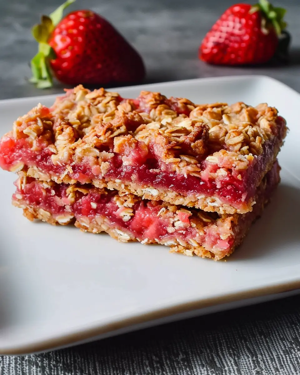 Strawberry Oatmeal Bars: The Easy, Delicious Snack You’ll Love