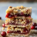 Cranberry Crumble Bars