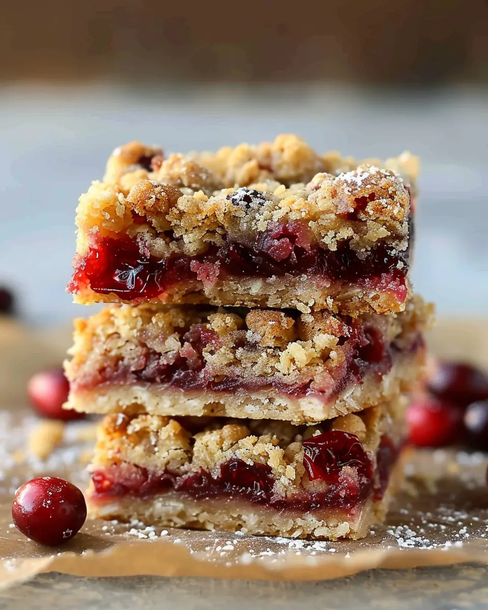 Cranberry Crumble Bars: Easy, Indulgent Treat for Any Occasion