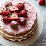 Homemade Strawberry Cake