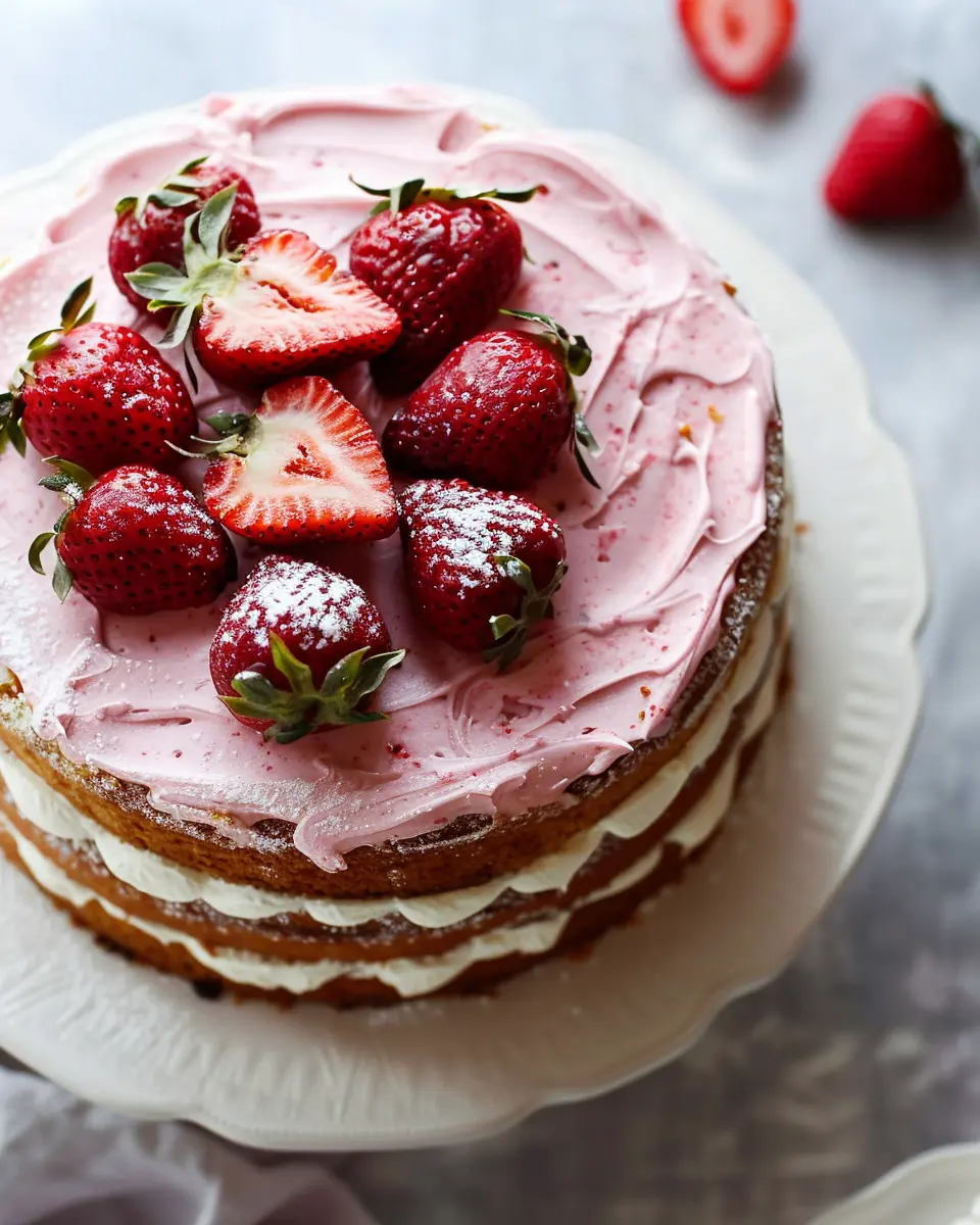 Homemade Strawberry Cake: The Best Indulgent Summer Delight