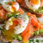 Smoked Salmon and Poached Eggs on Avocado Toast