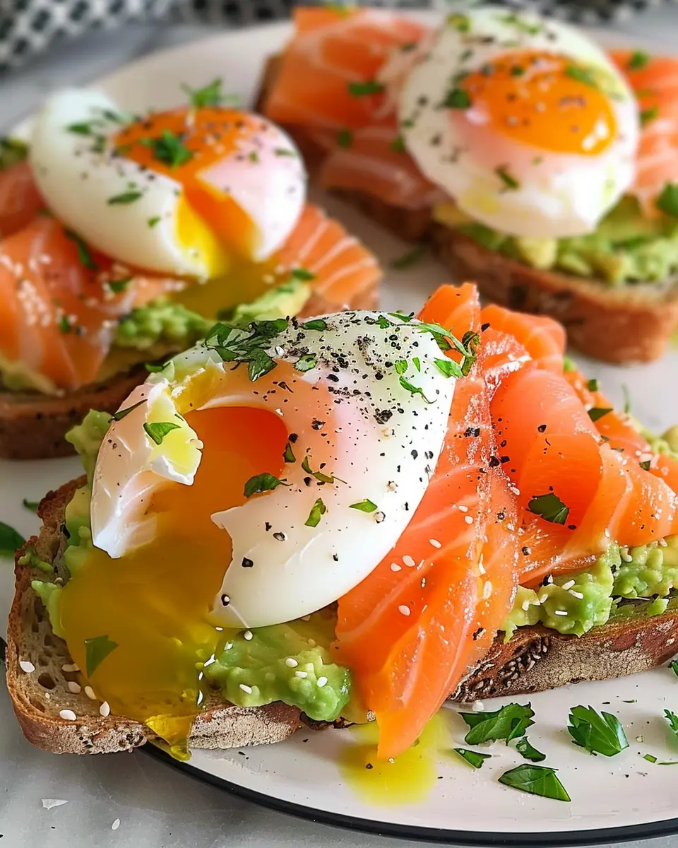 Smoked Salmon and Poached Eggs: The Best Avocado Toast Delight